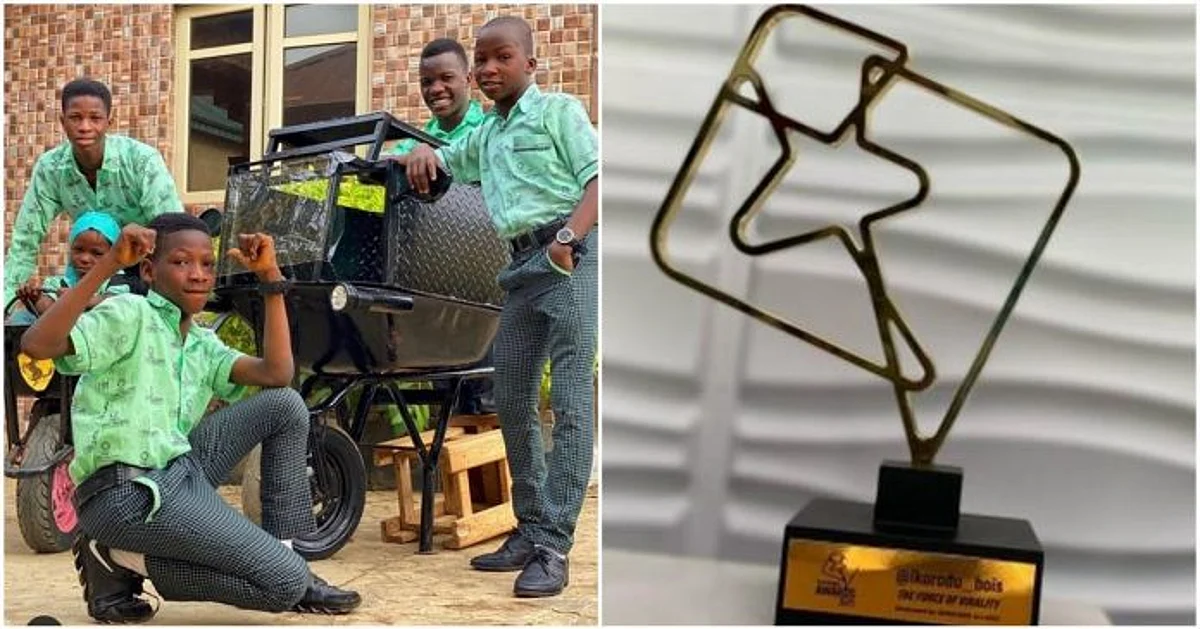 PHOTO: Ikorodu Bois bags first award