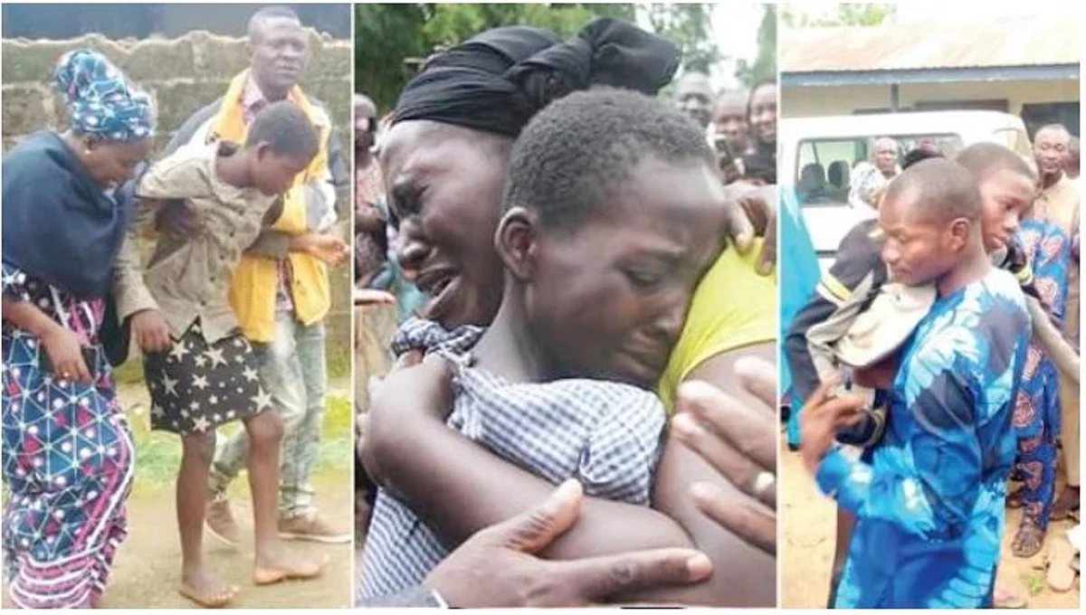 Some of the released abducted Kaduna students reunite with parents