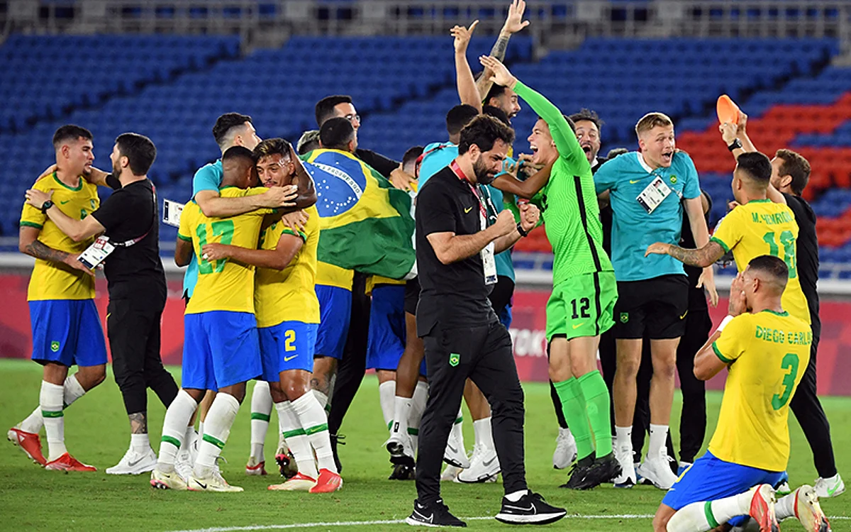 Defending Olympic champions Brazil beat Spain to win football gold