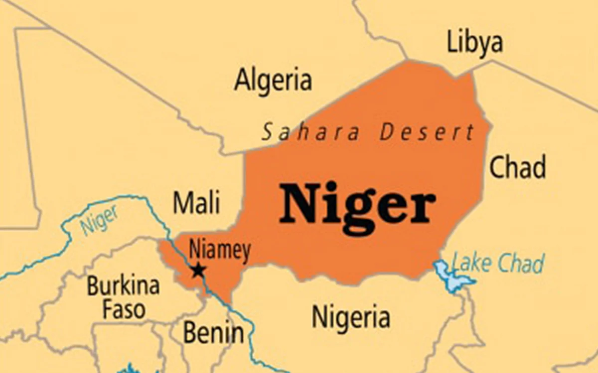 Map of Niger Rep.