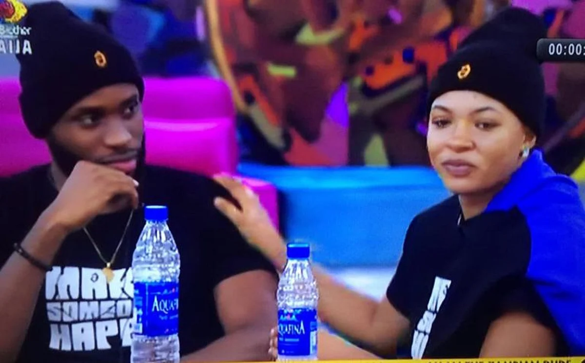 BBNaija reunion: Emmanuel denies cheating on Liquorose