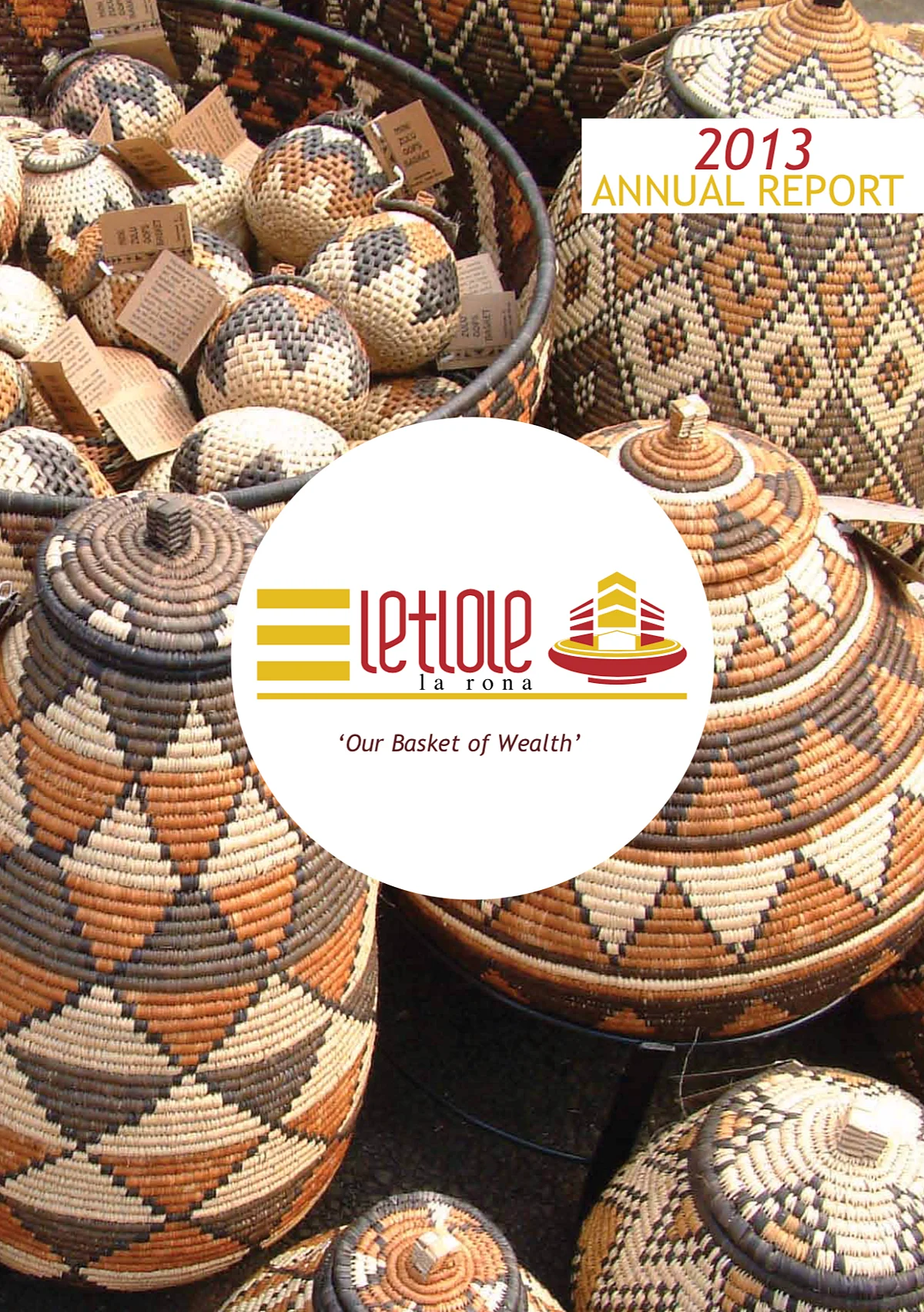Letlole La Rona Annual Report 2013 cover