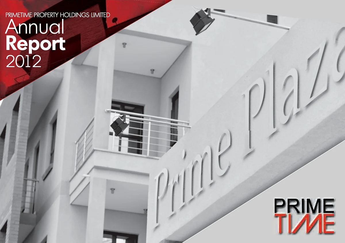 PrimeTime Annual Report 2012 cover
