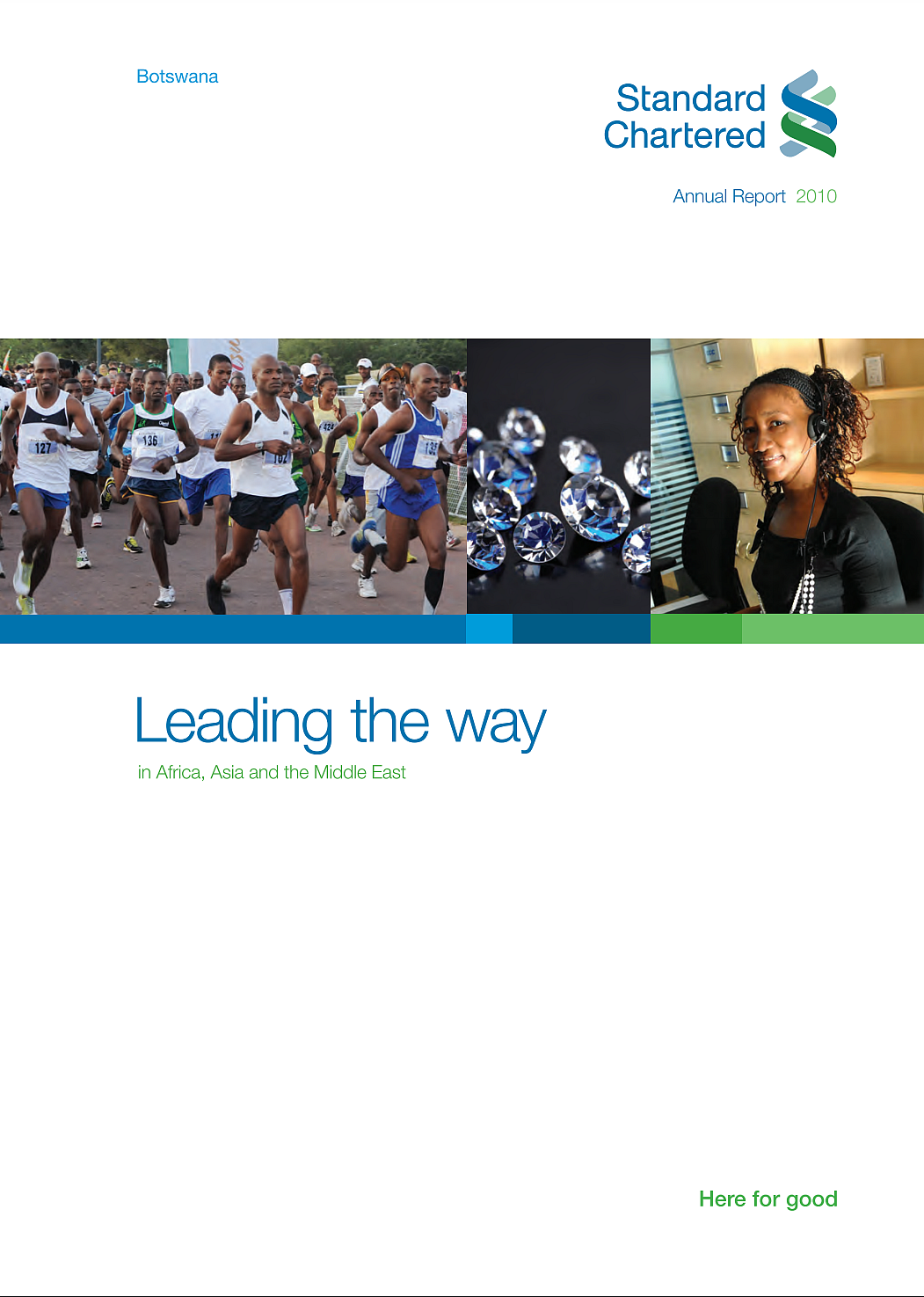 Standard Chartered Bank Botswana Annual Report 2010 cover