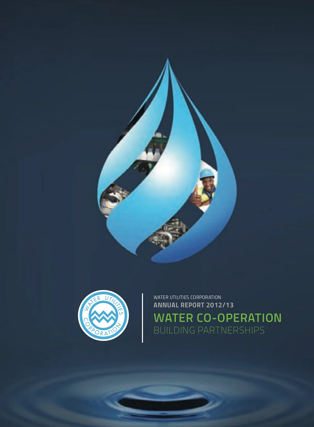 Water Utilities Annual Report 2013 cover