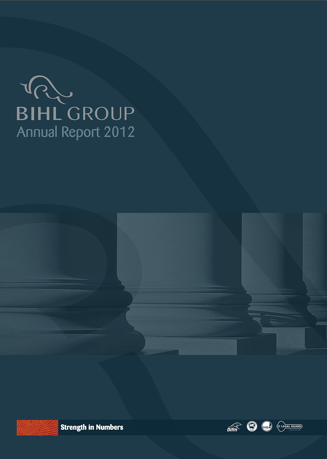 The BIHL Group Annual Report 2012 cover