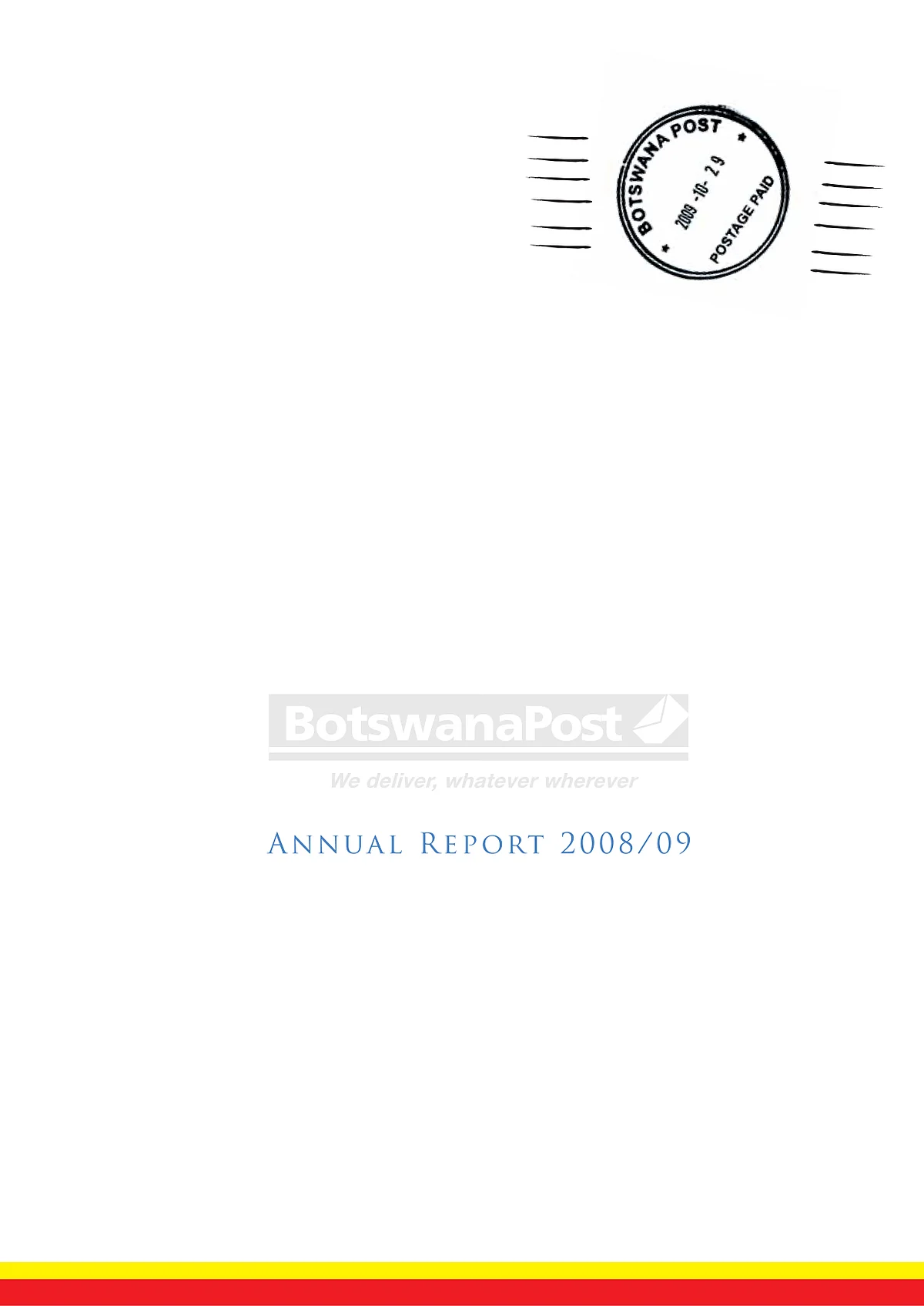 BotswanaPost Annual Report 2009