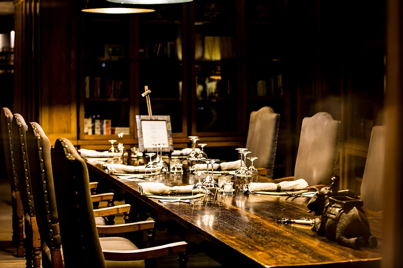 Dinner set up