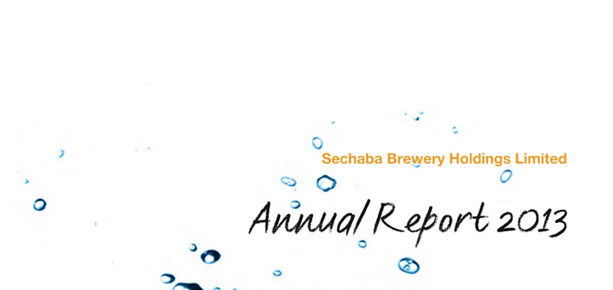 Sechaba Breweries Holdings Limited Annual Report 2013