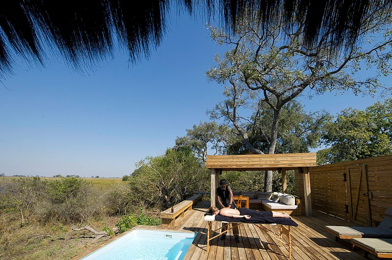 Spa treatment with a view