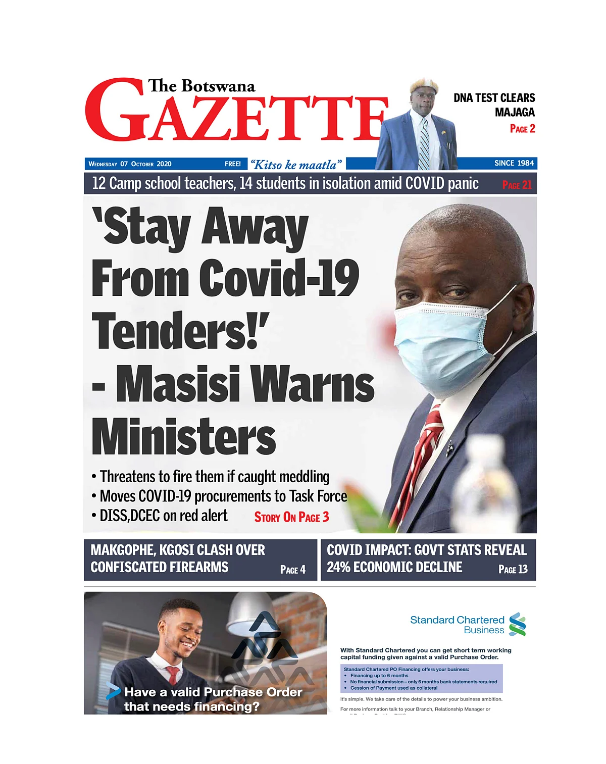 The Botswana Gazette 07 October 2020