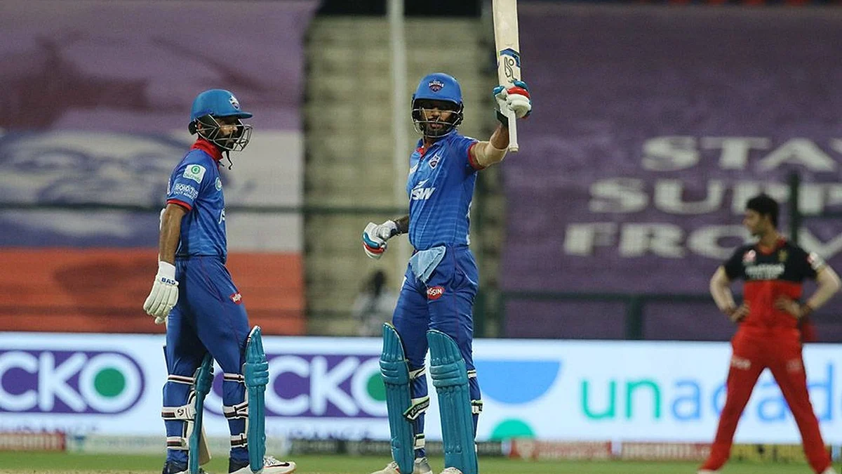 IPL-13: रहाणे-धवन की अर्धशतकीय पारी से जीता दिल्ली कैपिटल्स, रॉयल चैलेंजर्स बैंगलोर को 6 विकेट से हराया
