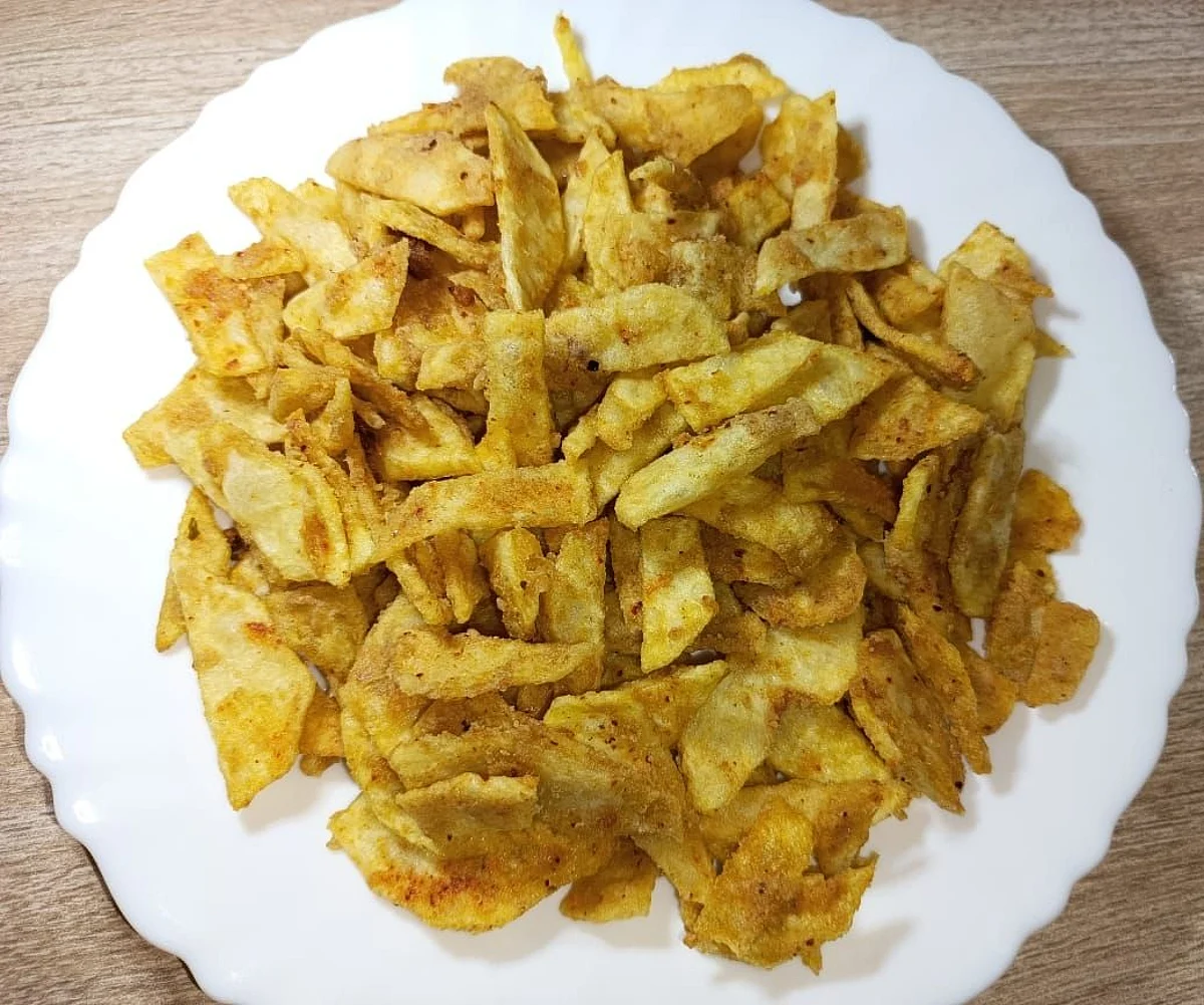 Navratri Special Recipe : Crispy Potato Chips (क्रिस्पी आलू चिप्स)
