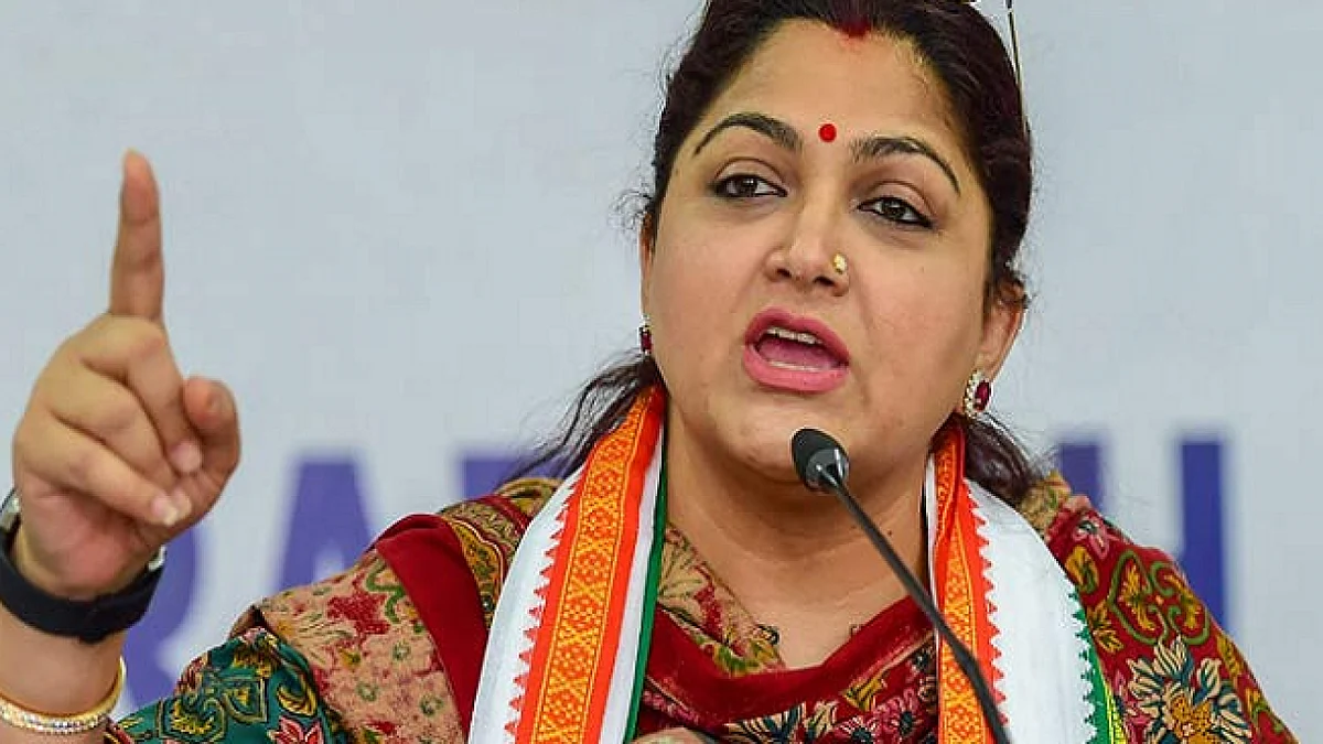 अभिनेत्री, भाजपा नेत्री खुशबू सुंदर का ट्विटर अकाउंट हैक हुआ