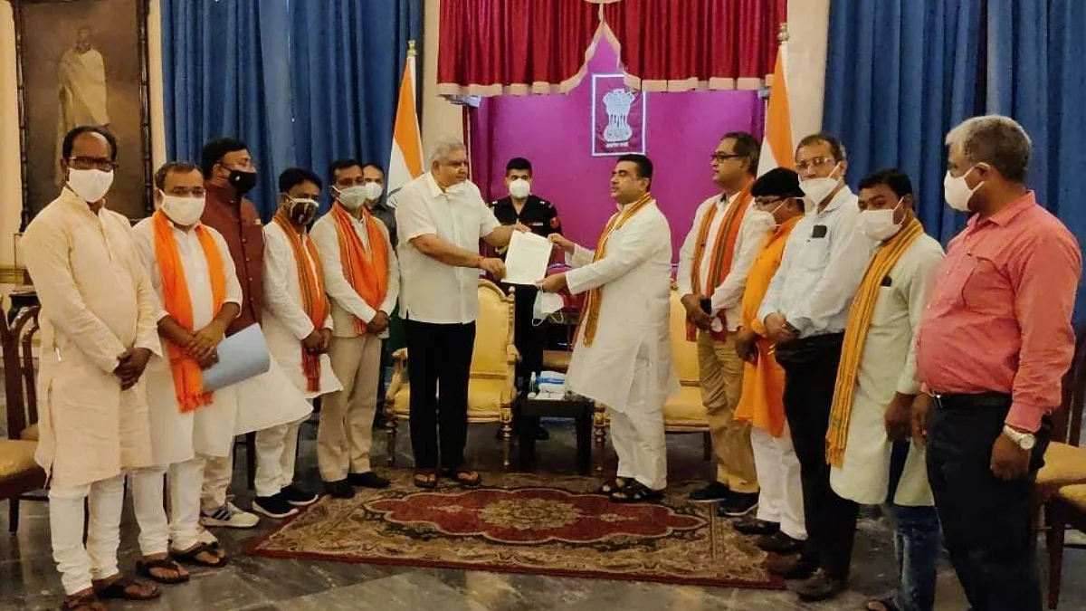 पश्चिम बंगाल भाजपा विधायकों ने स्थायी समितियों से दिया इस्तीफा
