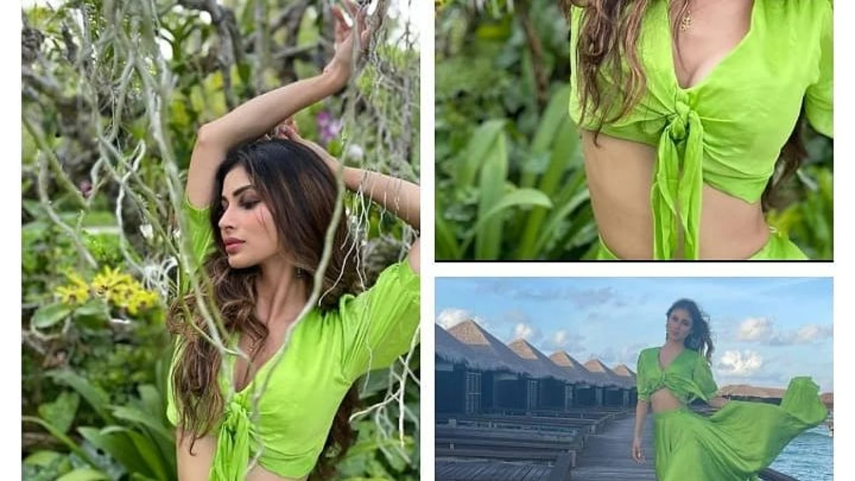 Oops मोमेंट का शिकार हुईं मौनी रॉय, फोटोशूट कराते समय कुछ ज्यादा ही हवा में उड़ गयी स्कर्ट