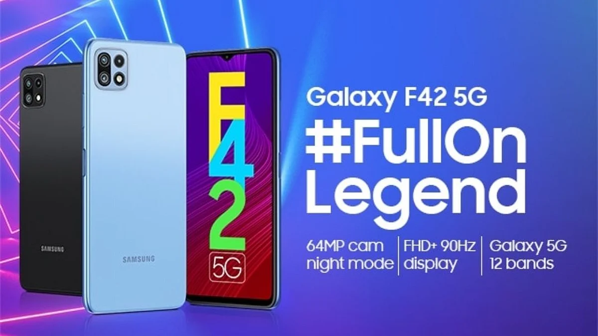 Samsung Galaxy F42 5G ट्रिपल रियर कैमरों के साथ भारत में लॉन्च