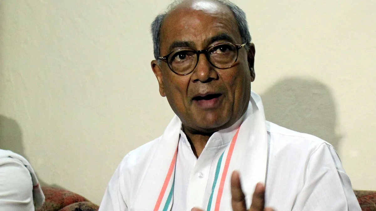 जयपुर में दिग्विजय सिंह ने की अमित शाह की तारीफ