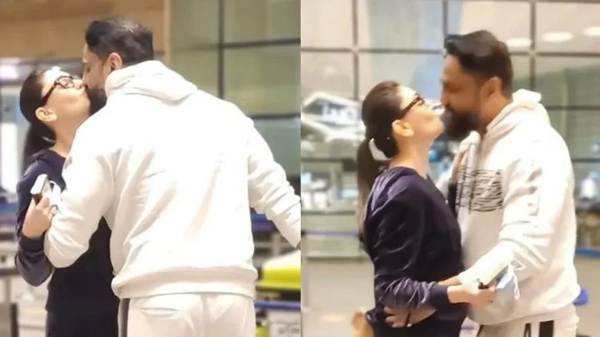 पति को एयरपोर्ट पर ही KISS करने लगीं शेफाली जरीवाला, यूजर्स बोले 'अबे यार समझाओ भाई, ये तो कहीं भी शुरू हो जाते हैं'