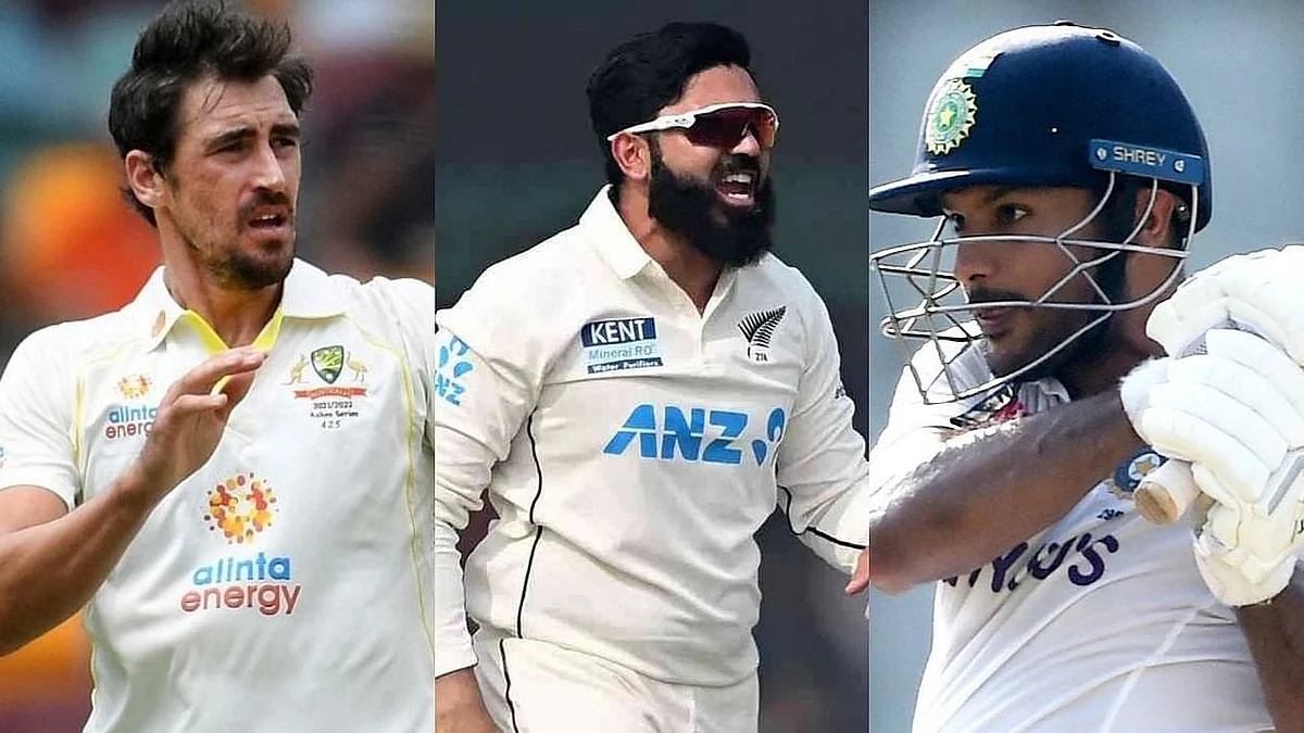 भारत के मयंक, न्यूजीलैंड के एजाज और ऑस्ट्रेलिया के स्टार्क ICC प्लेयर ऑफ द मंथ अवार्ड के लिए नामांकित