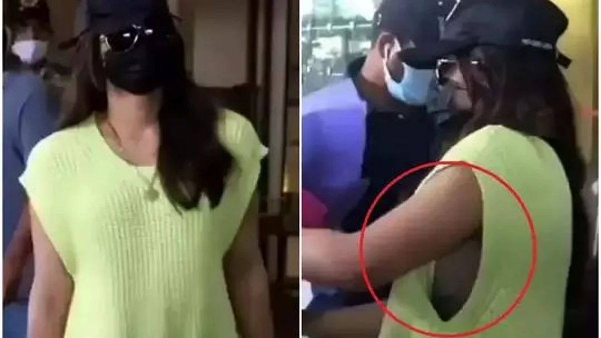 Oops Moment का शिकार हुईं साउथ एक्ट्रेस रश्मिका मंदाना, वायरल हो रहा है VIDEO