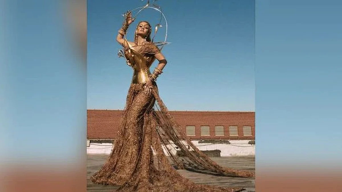 Met Gala 2022: सब्यासाची की साड़ी पहनें मेट गाला पहुंची नताशा पूनावाला, गोल्डन लुक देख हर कोई रह गया हैरान