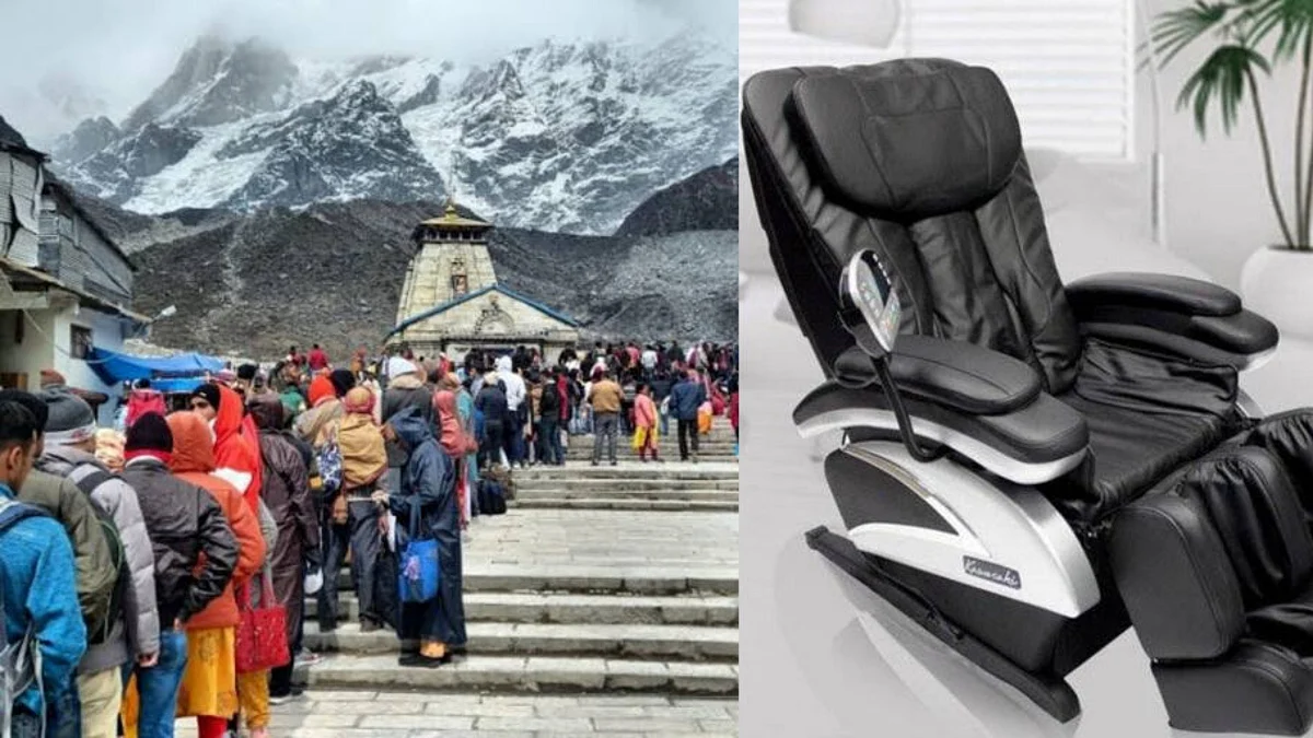 चारधाम यात्रा के तीर्थयात्रियों को पर्यटन विभाग की तरफ से मिल रही Foot Therapy और Body Massage की सुविधा