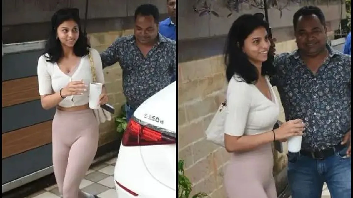 कैमरे से बचती नजर आईं Shah Rukh Khan की लाडली Suhana Khan, पैपराजी बोले- अब क्या टेंशन है?