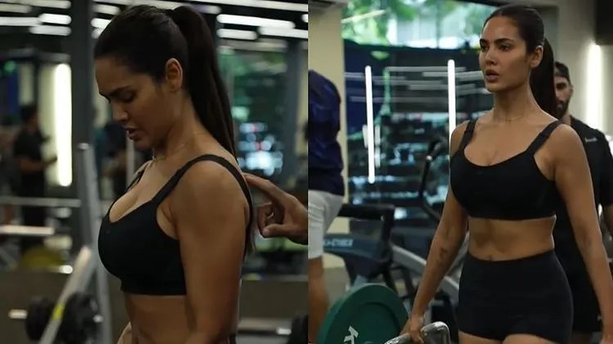 Esha Gupta को जिम में वर्कआउट करता देख फैंस के छूटे पसीने, VIDEO हो रहा सोशल मीडिया पर वायरल