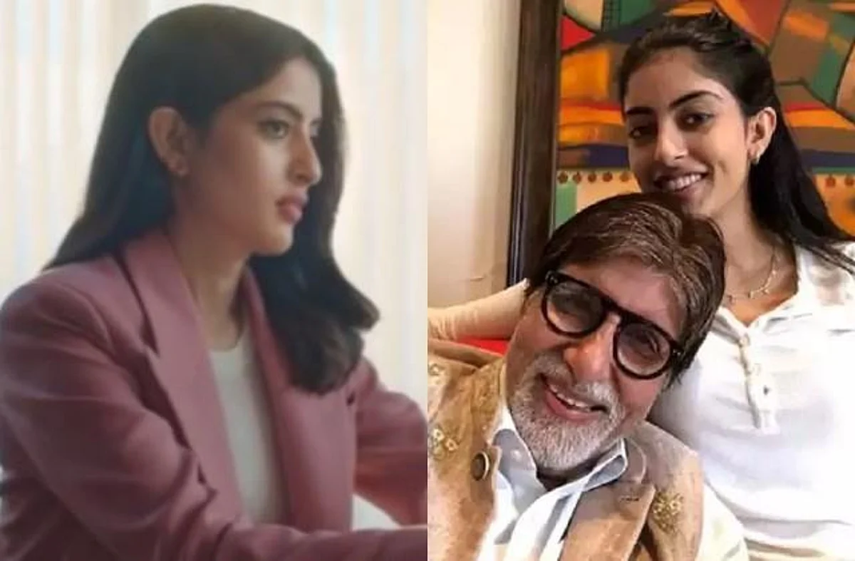 अमिताभ बच्चन की नातिन नव्या नवेली नंदा का हुआ ऑनस्क्रीन डेब्यू, मेकअप ब्रांड के विज्ञापन में आयीं नज़र