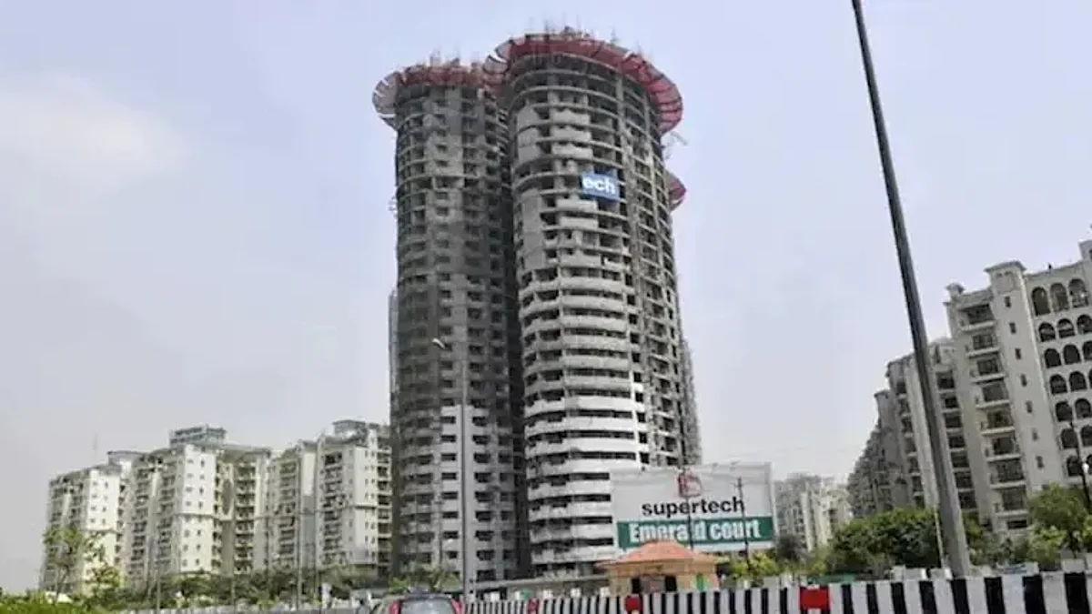 Supertech Twin Towers: 21 अगस्त दोपहर ढाई बजे गिराए जाएंगे नोएडा के ट्विन टावर्स