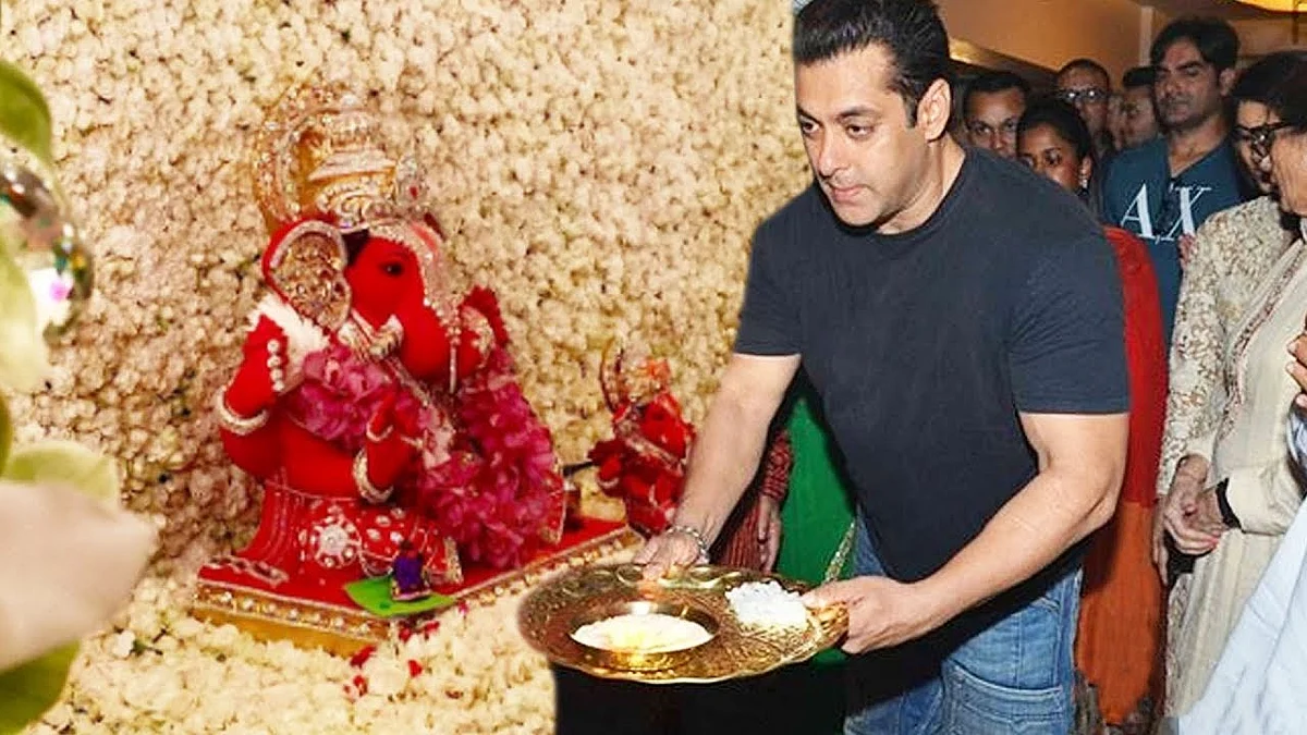 बेटे को मिल रही थीं धमकियों के चलते सलमान खान की मां ने रखी है विशेष गणेश पूजा