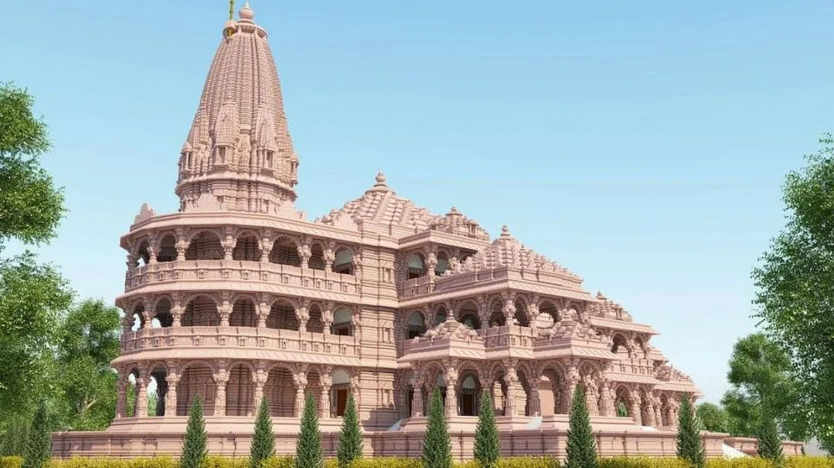 Ram Mandir: अयोध्या में राम मंदिर निर्माण का 40% काम पूरा, दो साल पहले रखी गयी थी आधारशिला