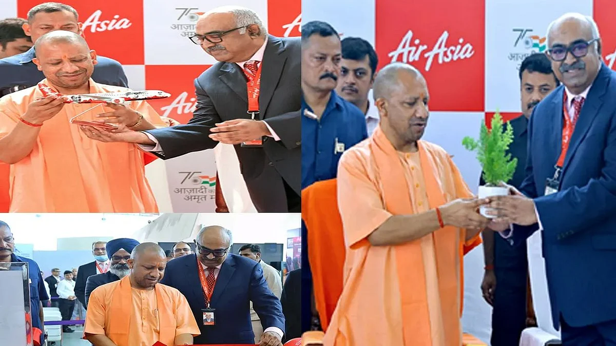 लखनऊ से दिल्ली, गोवा और बेंगलुरु के लिए Air Asia की उड़ान शुरू, सीएम योगी ने किया उद्घाटन