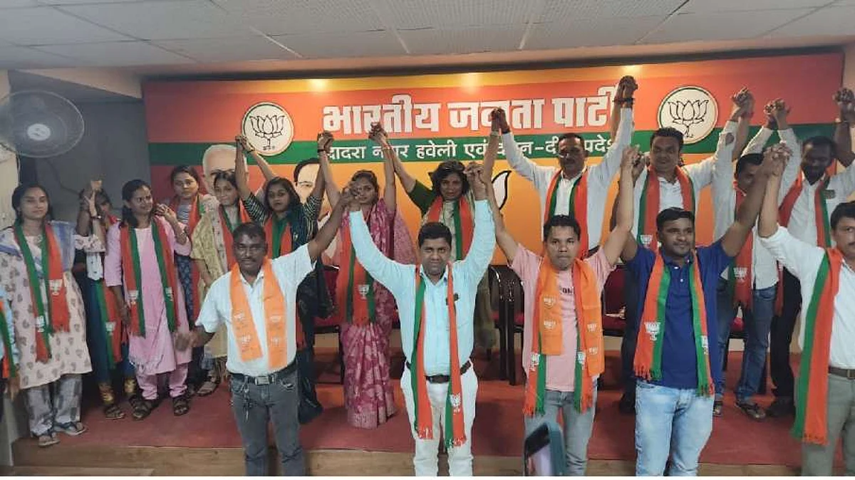 मणिपुर के बाद नीतीश कुमार को एक और बड़ा झटका, दमन और दीव में जदयू की पूरी यूनिट भाजपा में शामिल