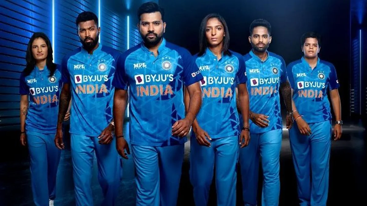 T-20 विश्वकप के लिए लॉन्च हुई भारतीय टीम की नई जर्सी
