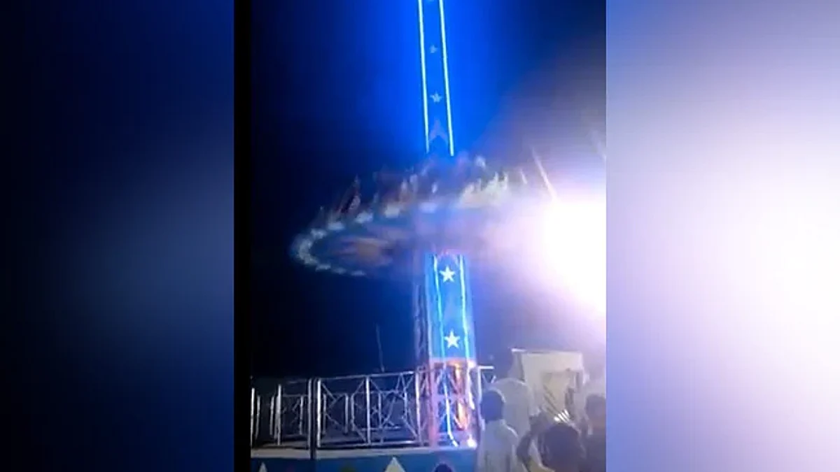 VIDEO: पंजाब के मोहाली के दशहरा ग्राउंड में झूला गिरने से बड़ा हादसा, बच्चों सहित कई लोग घायल