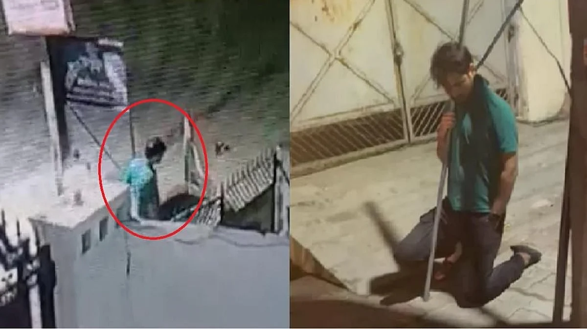 लखनऊ: साइन बोर्ड के एंगल में गर्दन फंसने से मर्चेंटनेवी कर्मी की मौत, सीसीटीवी कैमरे ने खोला राज