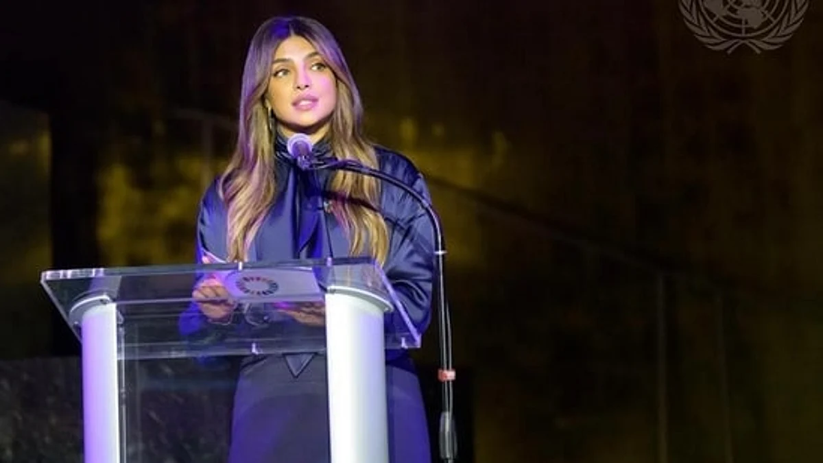 संयुक्त राष्ट्र महासभा में Priyanka Chopra ने दिया जबरदस्त भाषण, बोलीं- 'दुनिया में सबकुछ नहीं है ठीक...'