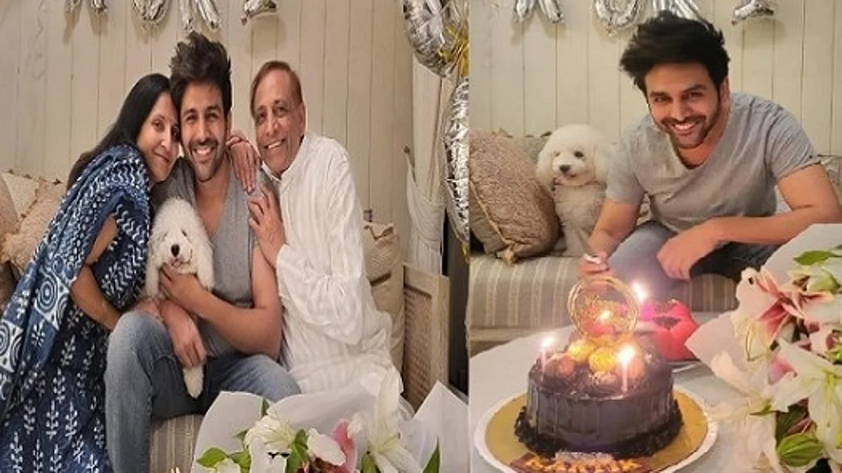 32 साल के हुए कार्तिक आर्यन, माता-पिता के साथ मनाया जन्मदिन, फैंस के साथ साझा की तस्वीरें