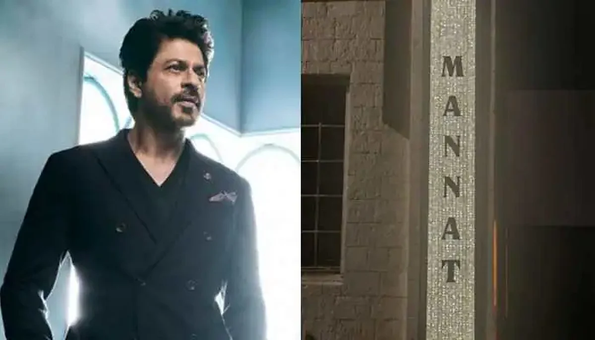 Shah Rukh Khan के 'मन्नत' में लगी डायमंड की नेम प्लेट! तस्वीरें हुईं वायरल