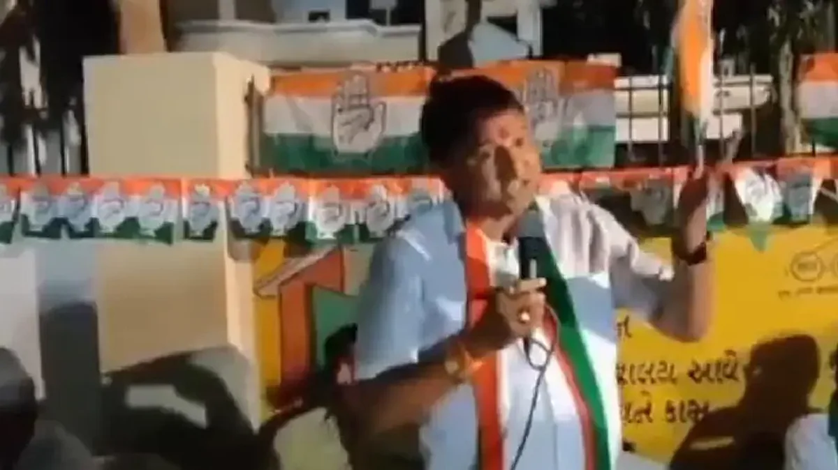 Gujarat Elections 2022: कांग्रेस उम्मीदवार ने दिया विवादित बयान, 'देश को सिर्फ मुस्लिम ही बचा सकते'