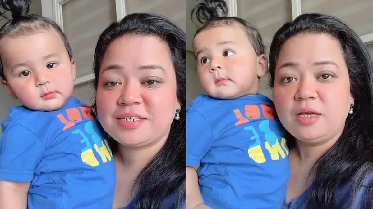 Bharti Singh ने बेटे के साथ मिलकर फनी अंदाज में पति हर्ष लिंबाचिया को कहा 'हैप्पी एनिवर्सरी', वीडियो वायरल