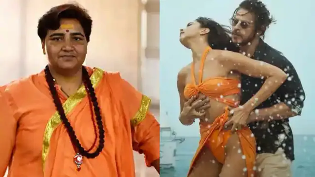 Pathan Controversy: सच्चे हिंदू हैं तो 'पठान' न देखें, शाहरुख की फिल्म में भगवा के अपमान पर भड़की सांसद साध्वी प्रज्ञा