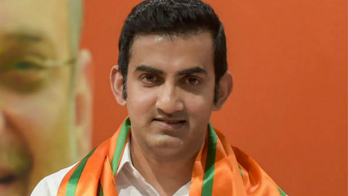 गौतम गंभीर का दिल्ली सीएम पर हमला, बोले 'झूठ की राजनीति करते हैं केजरीवाल'